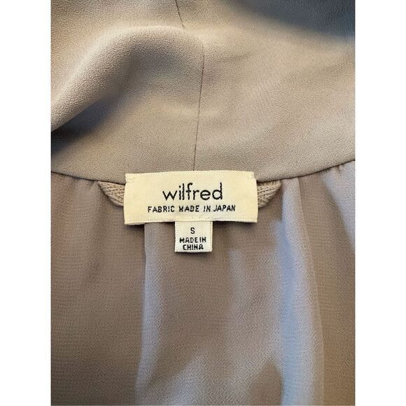 Wilfred Aritzia Sabine Minidress,Small. Grey. Faux wrap. Excellent condition. - Picture 6 of 10